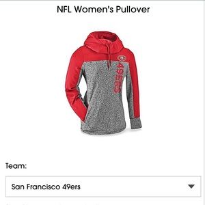 Brand new with tags 49ers pullover